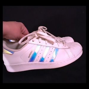 Holographic Adidas.
