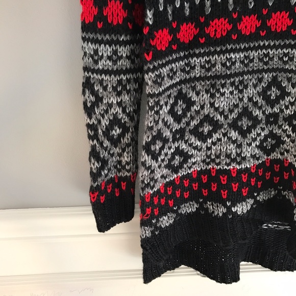 ‼️ 1 Left! Size S NWOT Fair Isle Sweater dress - Picture 3 of 3