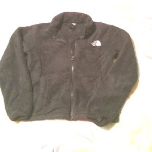 North Face zip up fleece jacket size small