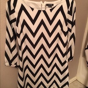 Black and white , casual party dress