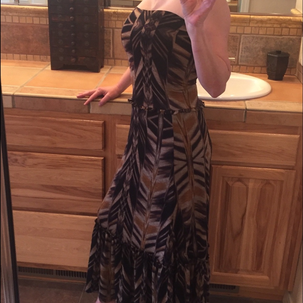 🆕 BISOU BISOU • Strapless "2 in 1" Maxi Dress XS
