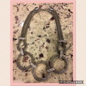 Silver Rhinestone Necklace :SOLD!!!!