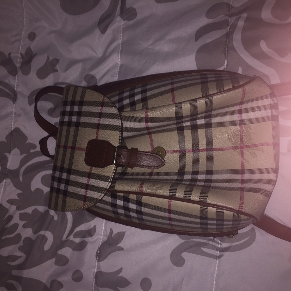 SOLD Burberry mini book bag