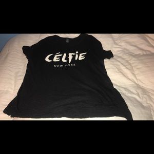 Forever 21 "Celfie" Oversized Shirt