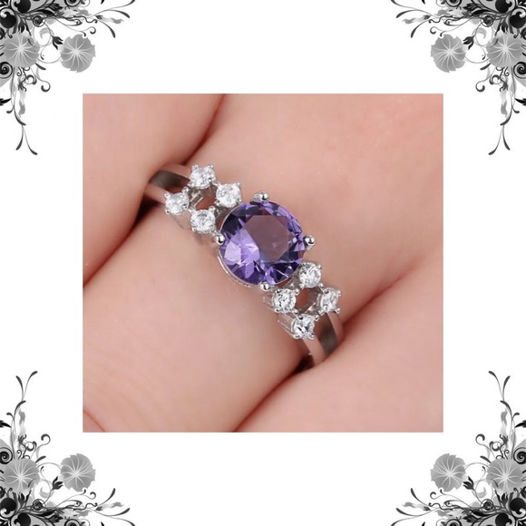 Jewelry - Lab Amethyst Fashion Ring Sz 7