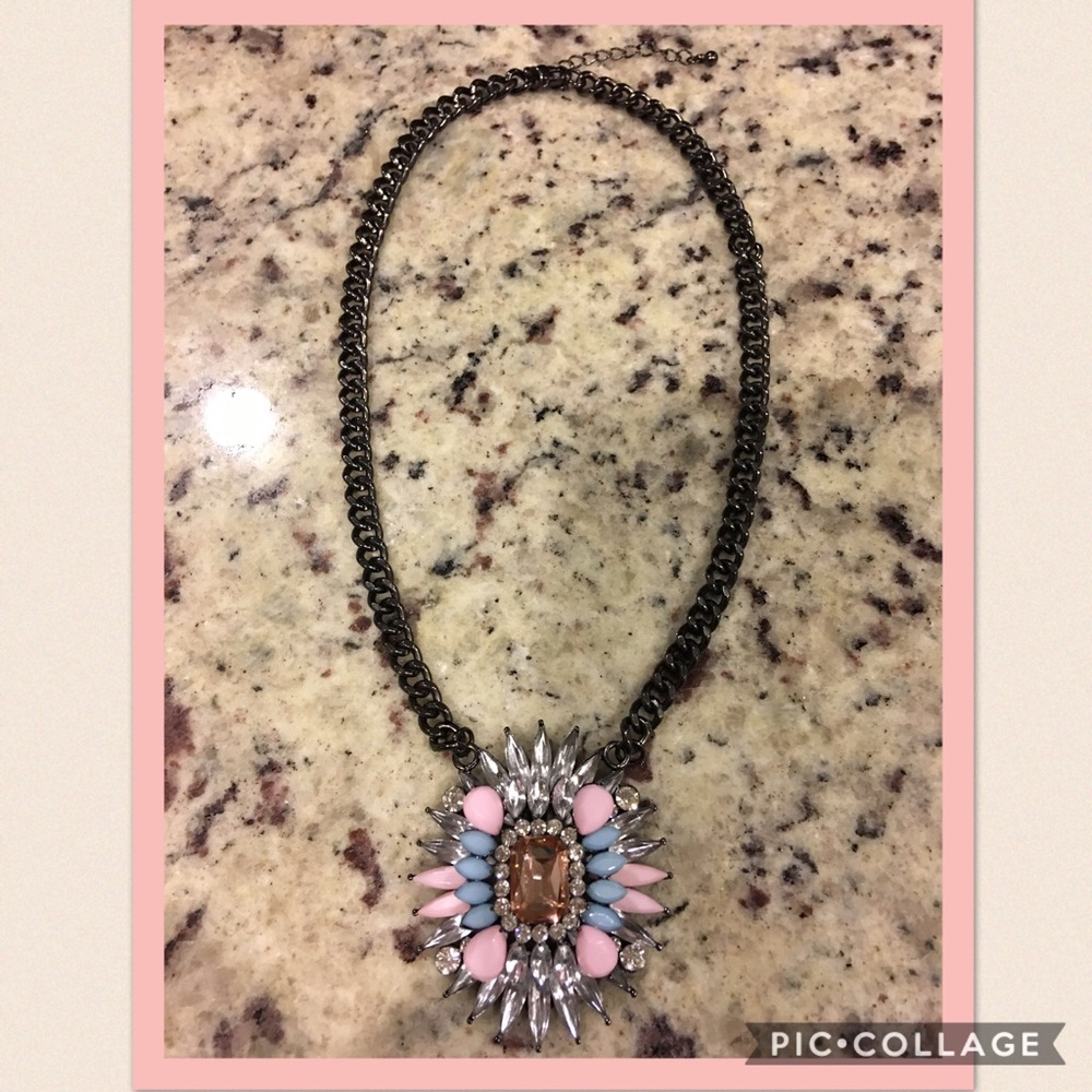 Baby Blue and Pink Necklace : SOLD!!!!