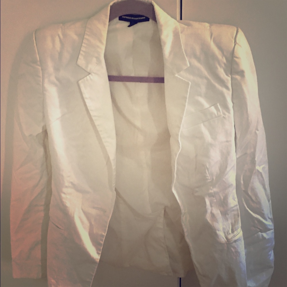 White blazer