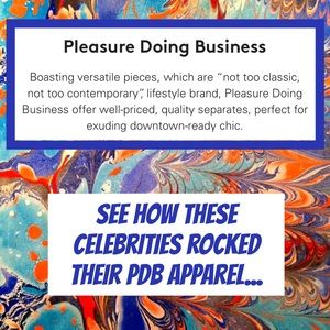 PLEASURE DOING BUSINESS SKIRTS