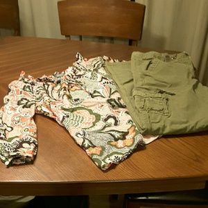 J CREW broken in cargo chinos