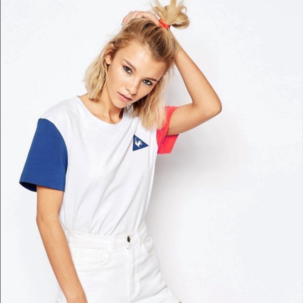 Le coq sportif boyfriend color block tshirt