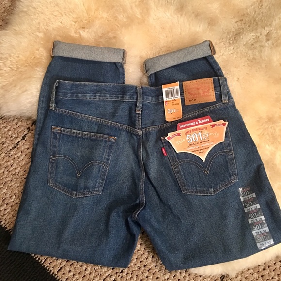 Women's Levi 501 CT Jeans - Picture 3 of 5
