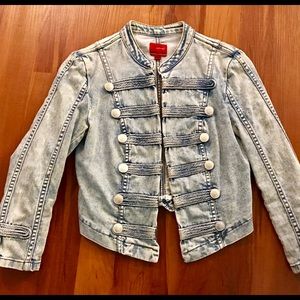 vero moda denim military jacket size XS (165)