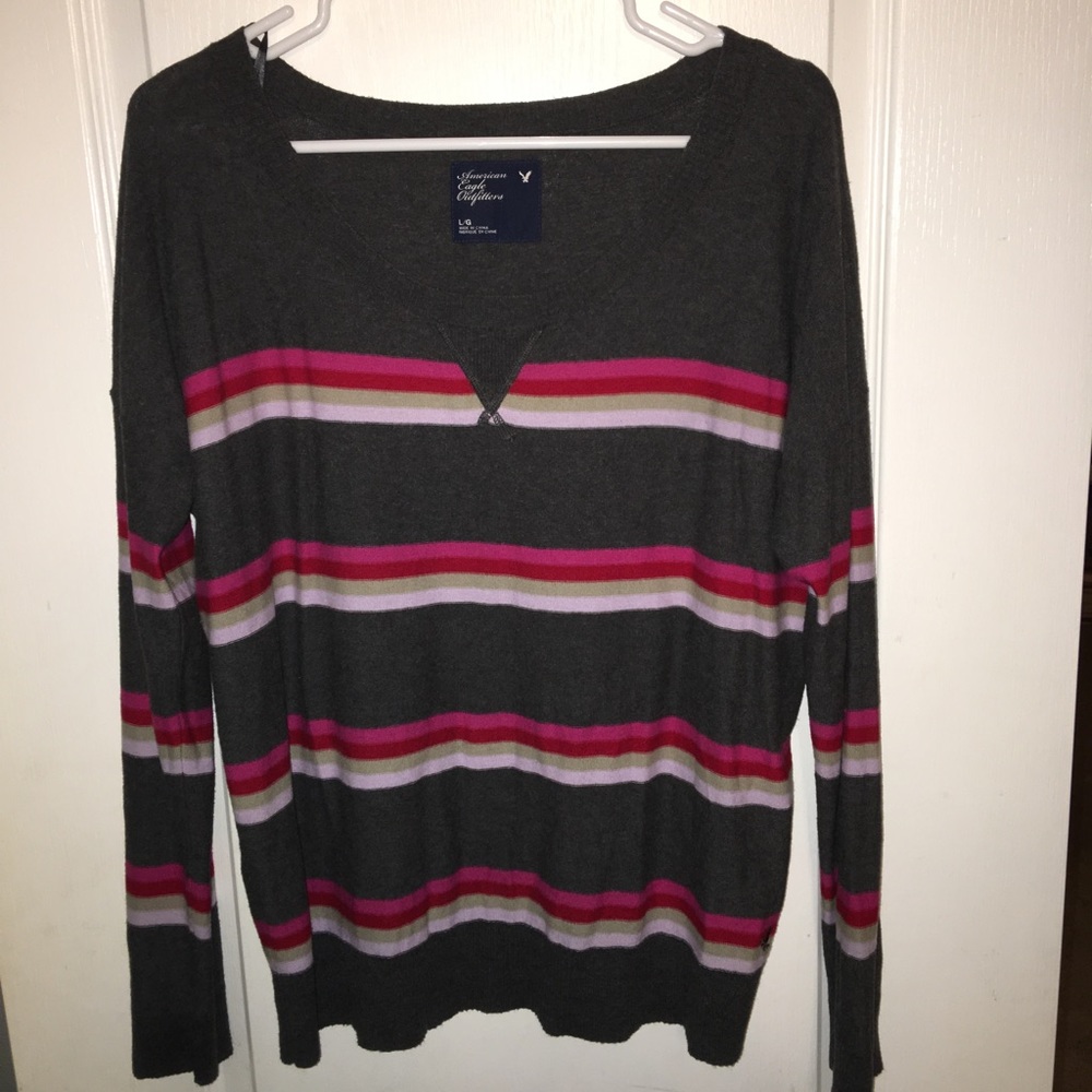 American eagle stripped sweater