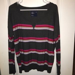 American eagle stripped sweater