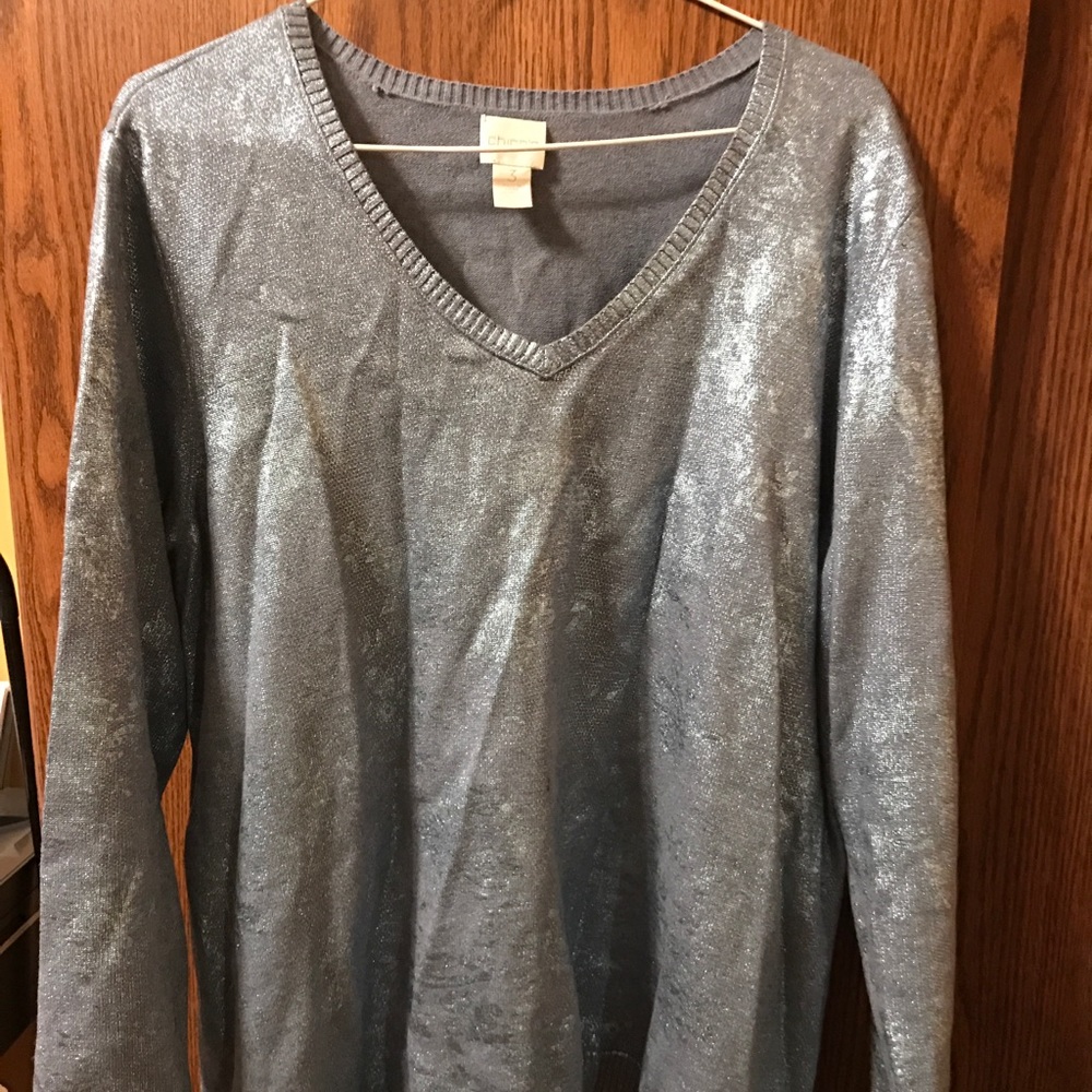 V neck sweater