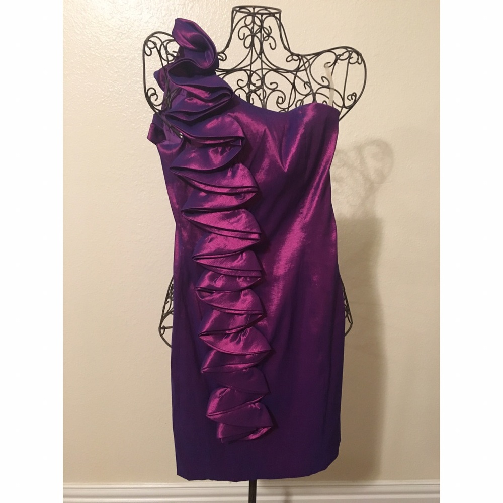 Metallic Purple party dress