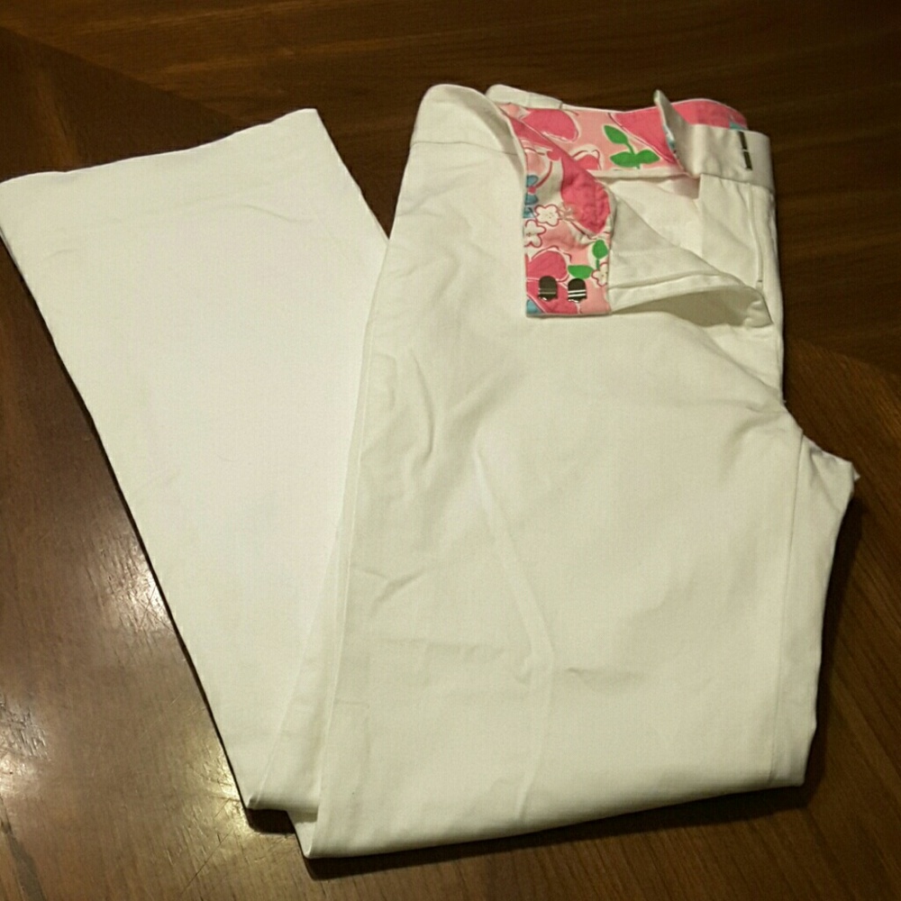 Price drop! Lilly Pulitzer white trousers
