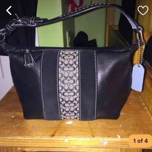 Mini Black Coach Purse!