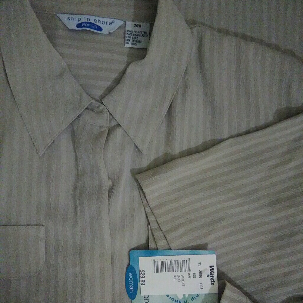 Ship 'n Shore Size 20W Blouse