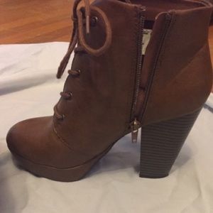 Brown booties