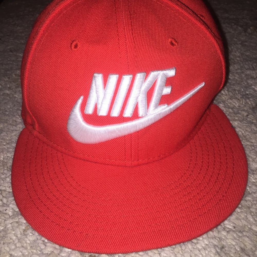 Nike red hat