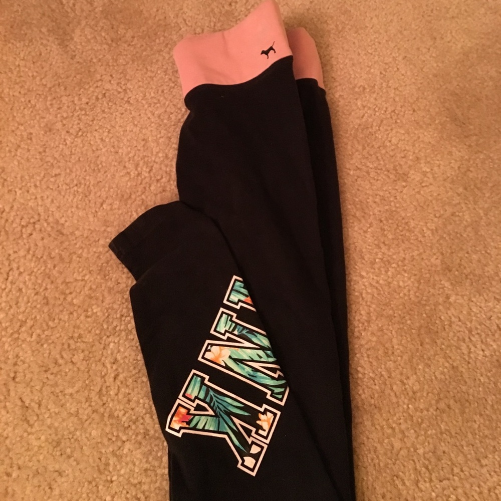 pink xs yoga leggings