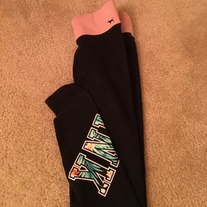 pink xs yoga leggings