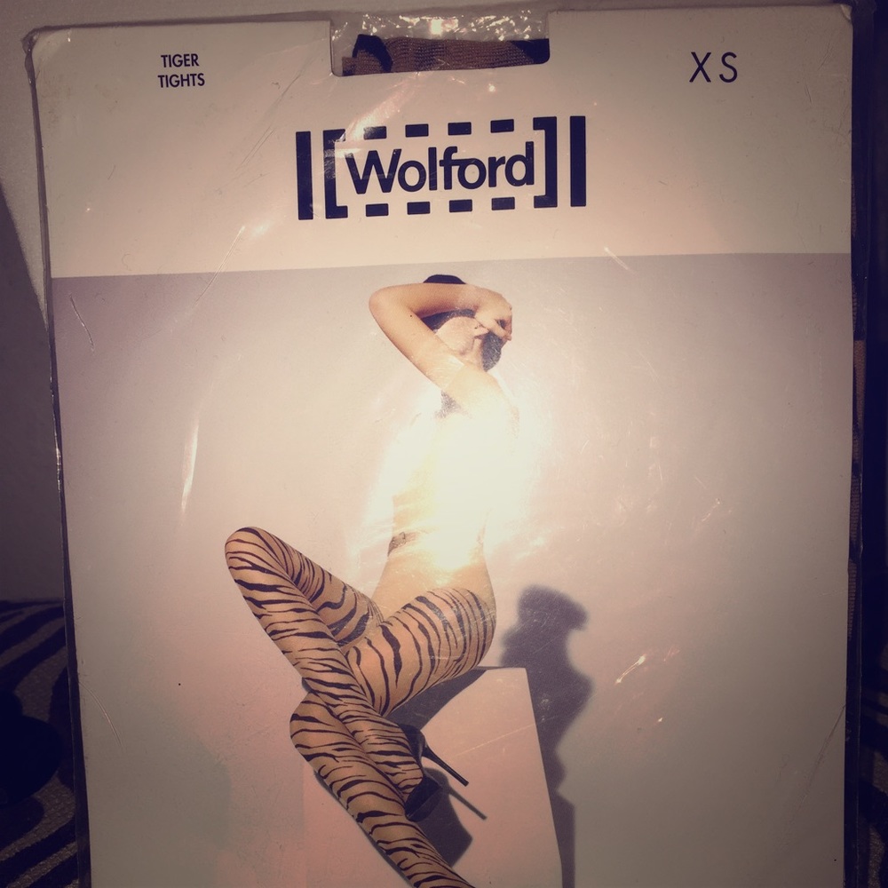 Wolford tiger tights/XS/NWT