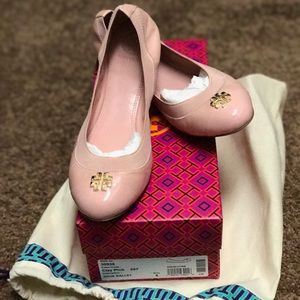 NEW!Tory Burch Jolie Ballet Flats in clay pink
