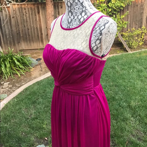 Magenta High-low Dress - Picture 4 of 4