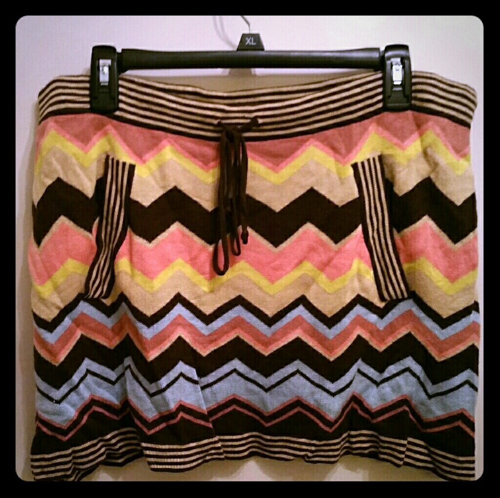Missoni Chevron Knit Skirt