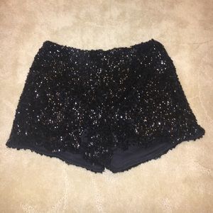 Sequin shorts