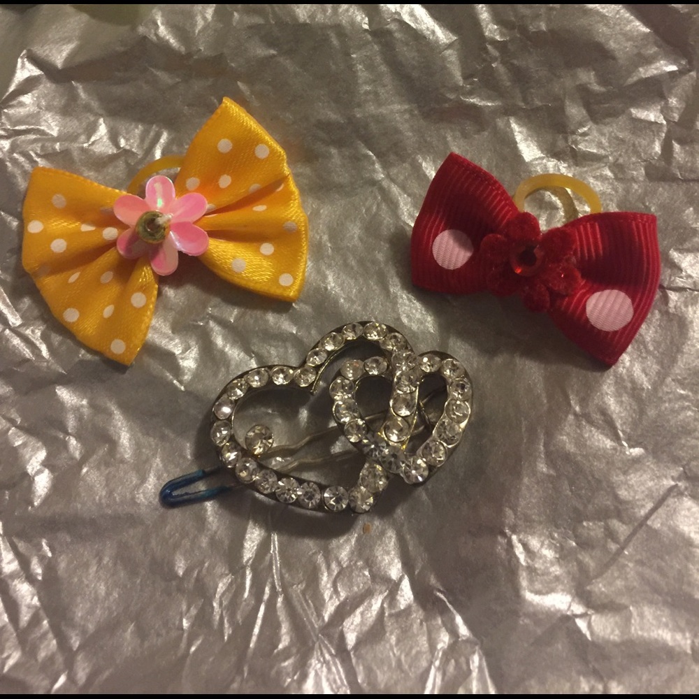 Dog hair bows