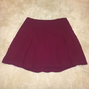 Skater skirt with pleats