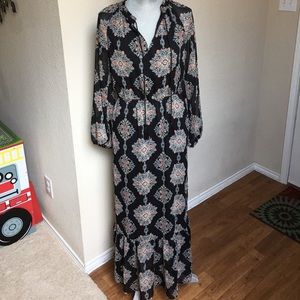 BOHO paisley maxi dress