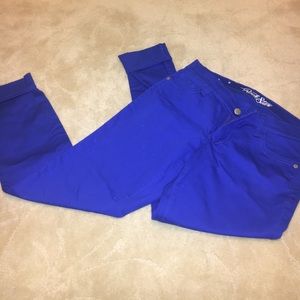 Royal blue jean pants