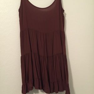 Maroon Brandy Melville jada dress