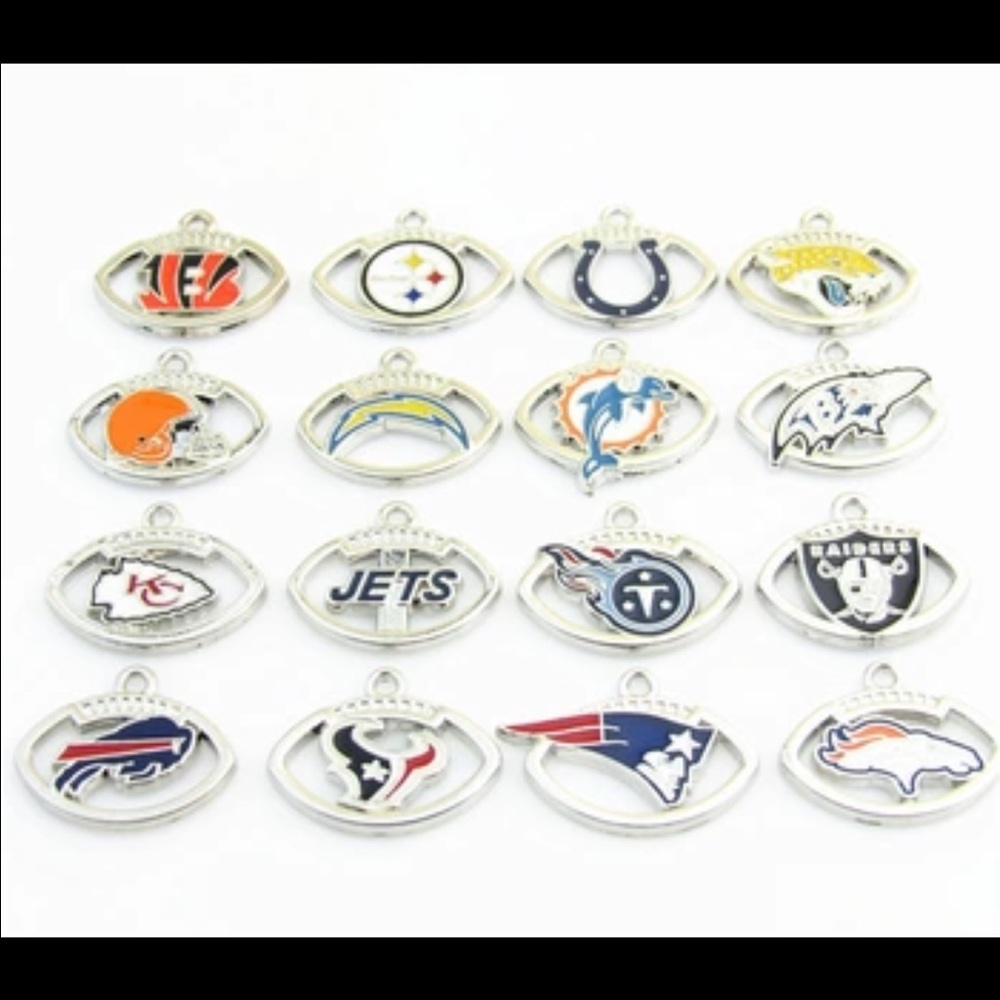 New NFL football charms