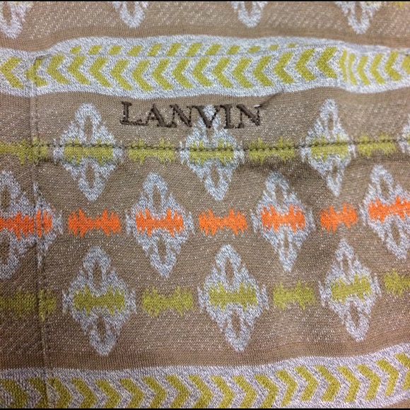 Lanvin Men's Embroidered Logo Polo Shirt - Picture 3 of 4