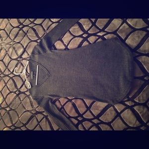 Grey bodycon sweater