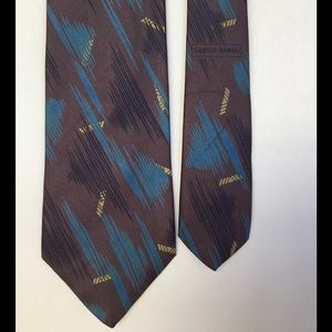 Armani vintage silk tie. Mid century Design
