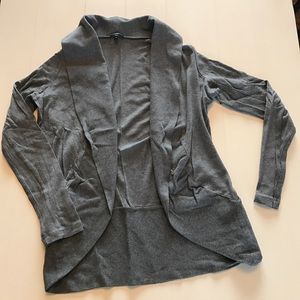 Express Size M Gray Lightweight Cardigan