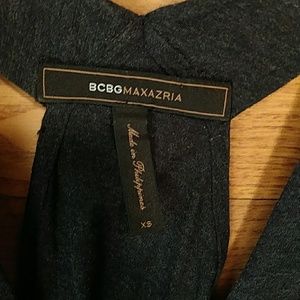 BCBG maxazria top Heather Navy sz XS