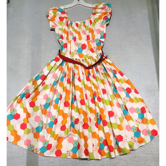 NWT Modcloth/Bernie Dexter Jodi Honeycomb Dress - Picture 2 of 2