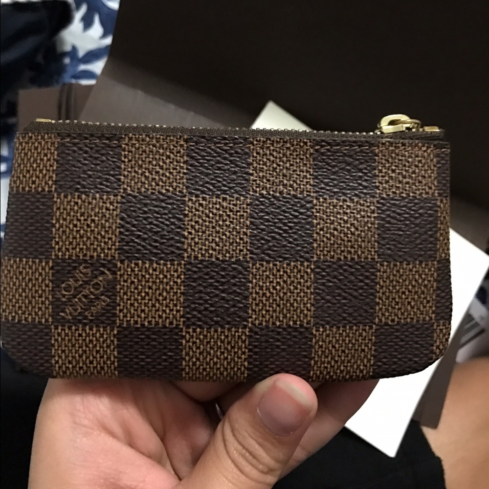 Damier Key Pouch, NWT