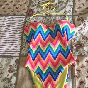 Aerie one piece strappy swim suit