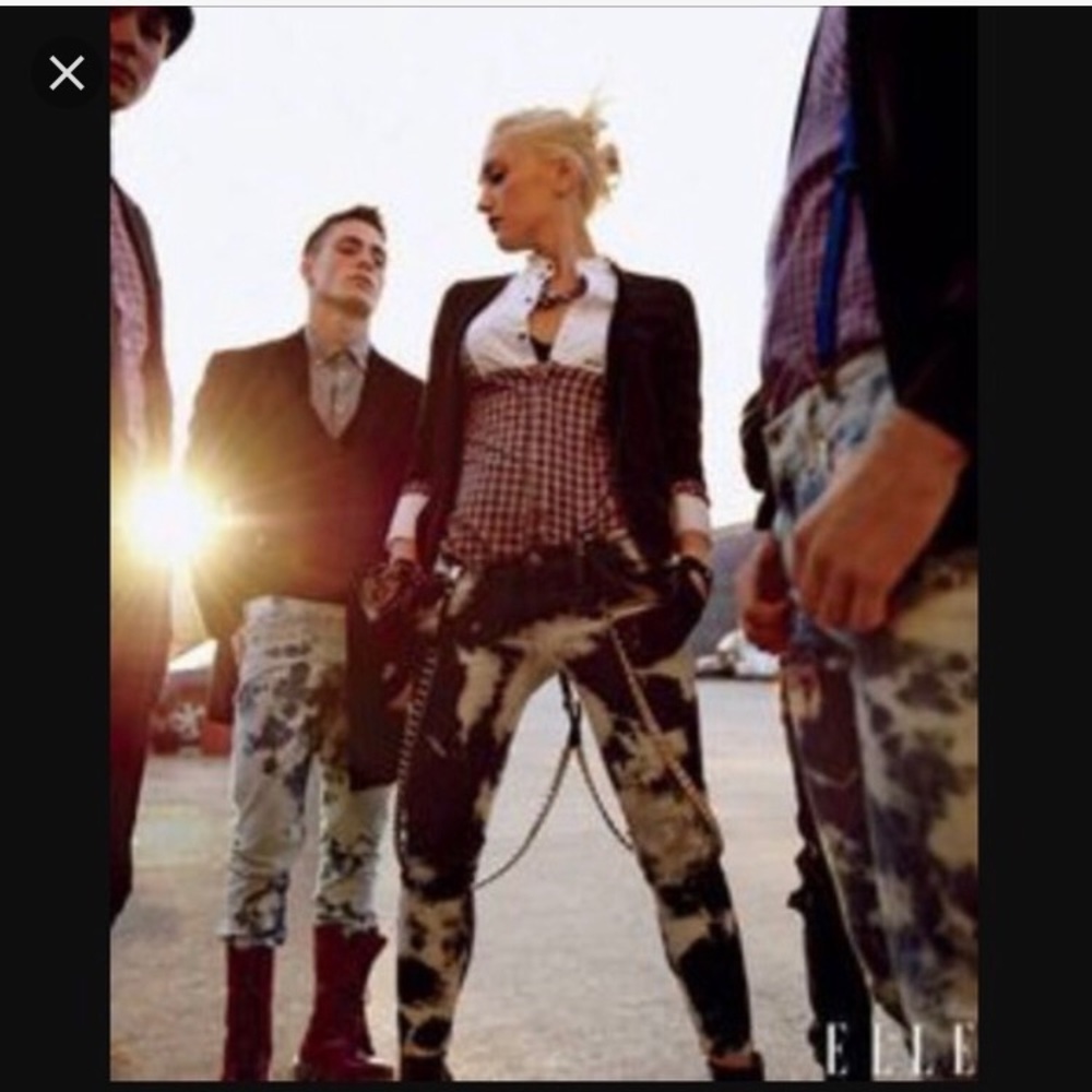 Current Elliott moto cloud jeans Gwen Stefani