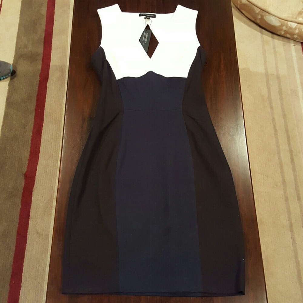 Banana Republic Colorblock Sloan Dress Size 6