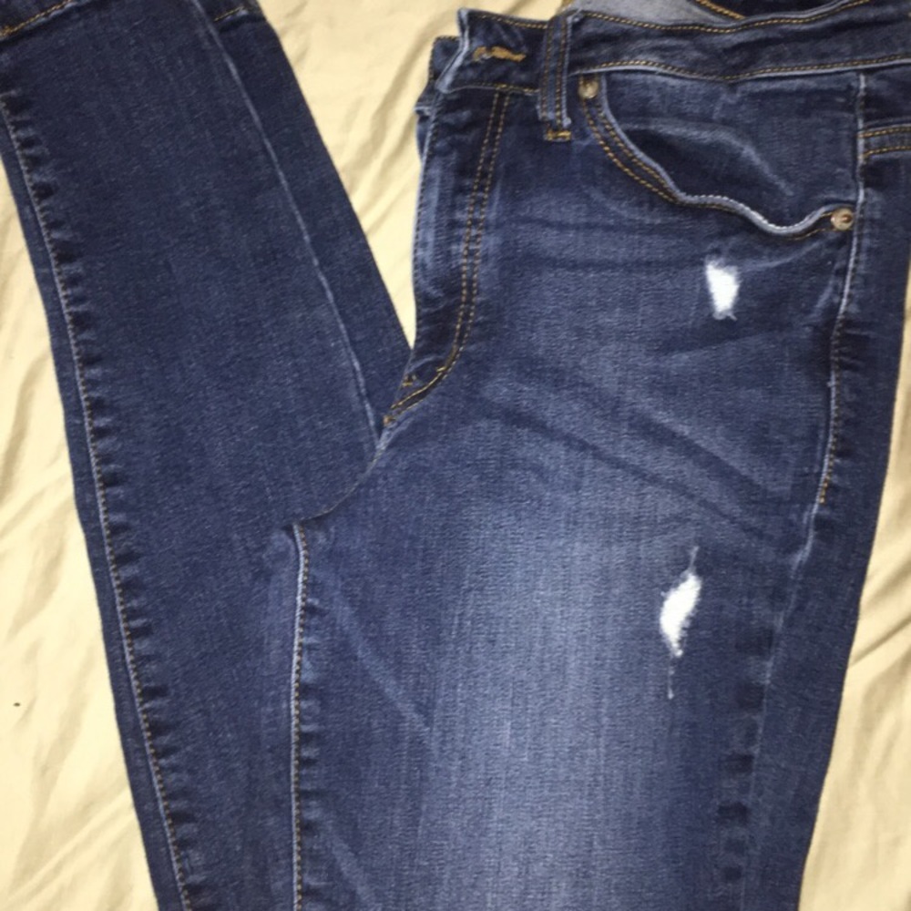 Long skinny jeans