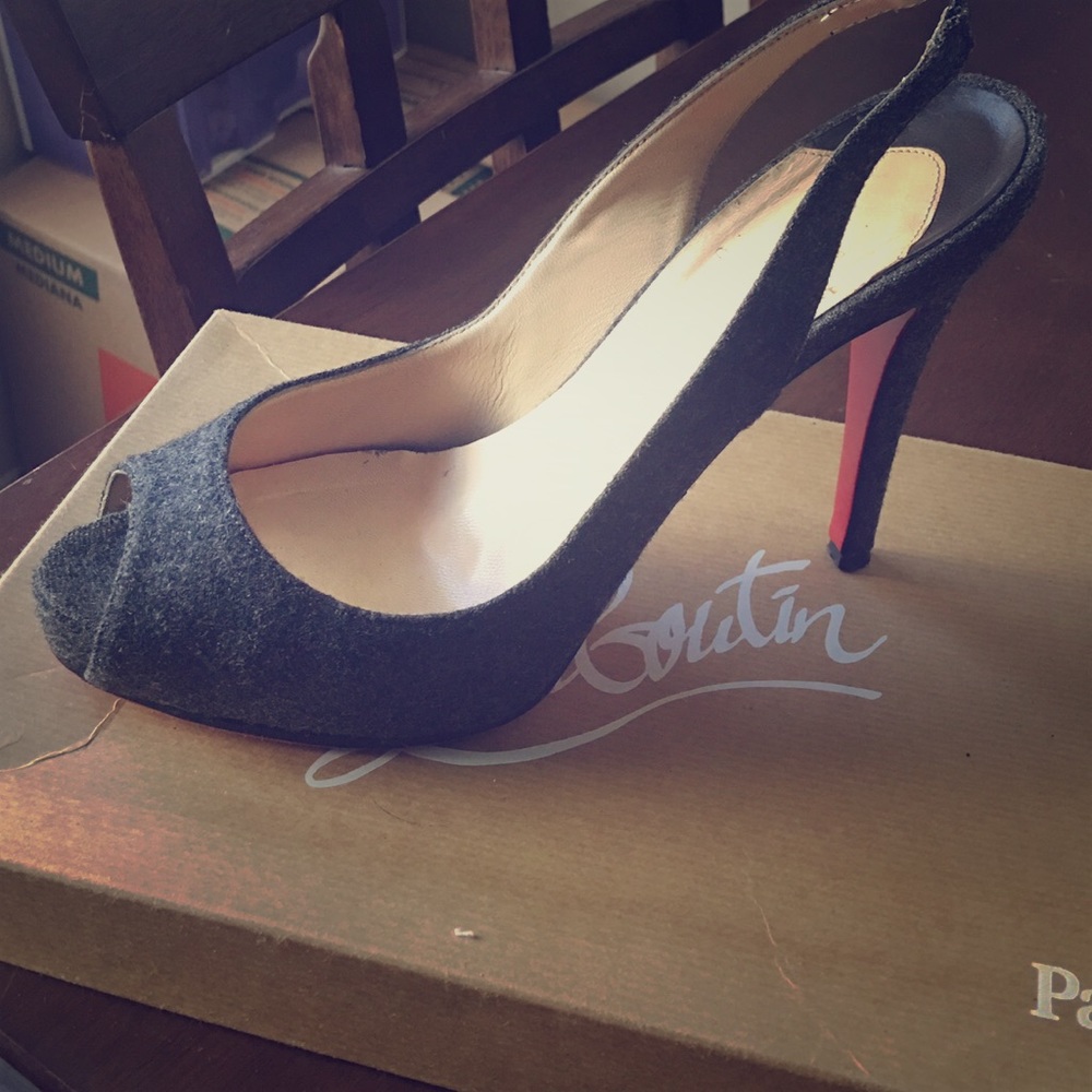 Gray Flannel Prive Christian Louboutins